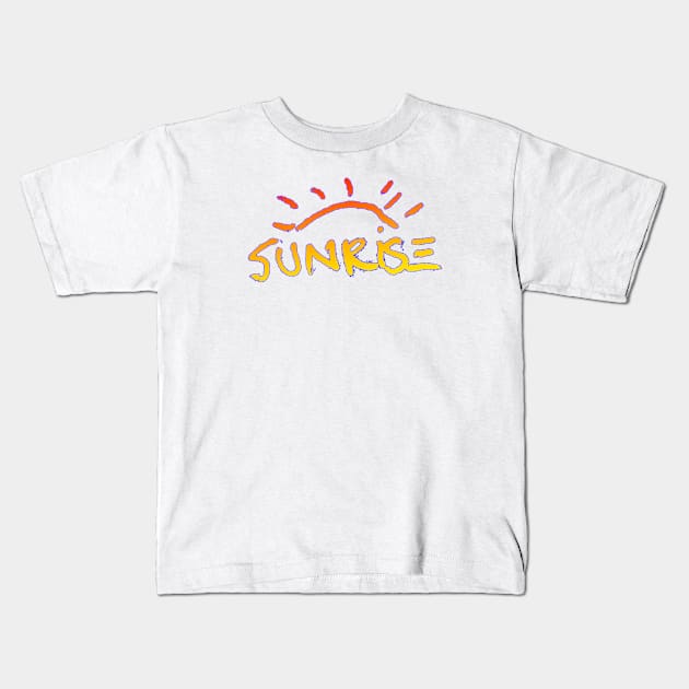 sunrise Kids T-Shirt by pholange